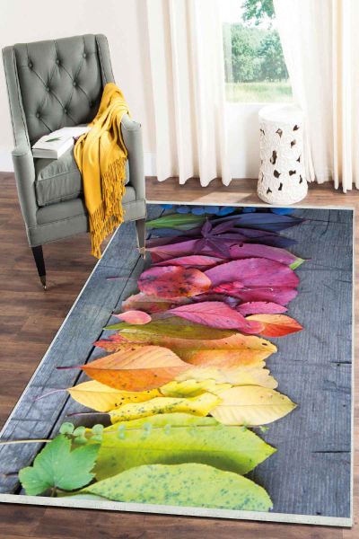 Birkilim Yıkanabilir Dekoratif Halı İpeksi Kaymaz Taban | MLN-IP-SD-136