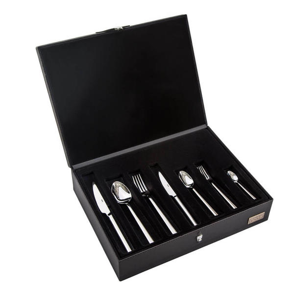 Maxi schlichtes 89-teiliges Set mit Lederbox