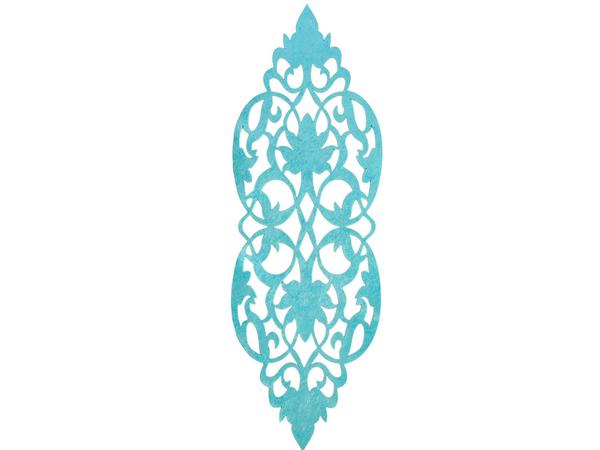 Zambak Lux Velvet Runner Turquoise