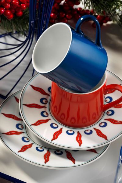 Kütahya Porselen Çintemani 9730 Desen Kahve Fincan Takımı