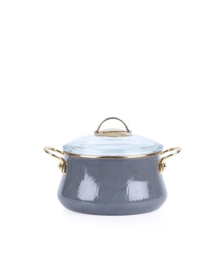 مطبخ اكار | أواني الطهي هيوما سيريز 20 سم منحنية باللون الرمادي الداكن