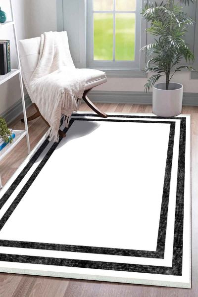 Birkilim Yıkanabilir Dekoratif Halı İpeksi Kaymaz Taban | MLN-IP-SD-299