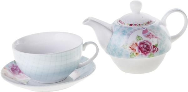 Schäfer 4 Parça Porselen Çay Seti | Mavi | 30837-5