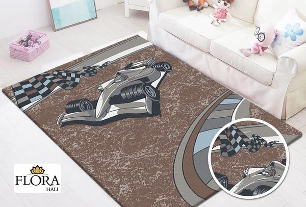Flora Gala Kids Collection Çocuk Halı | Yarış Arabası | F-1850A