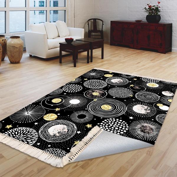 Milano Yıkanabilir Dekoratif Halı Kaymaz Taban | 8mm | MLN-DOT-HT805