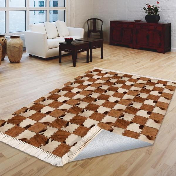 Milano Yıkanabilir Dekoratif Halı Kaymaz Taban | 8mm | MLN-DOT-HT712