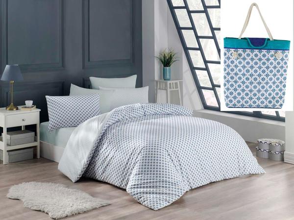 Soley Çanta Hediyeli Tek Kişilik Nevresim Takımı Rita