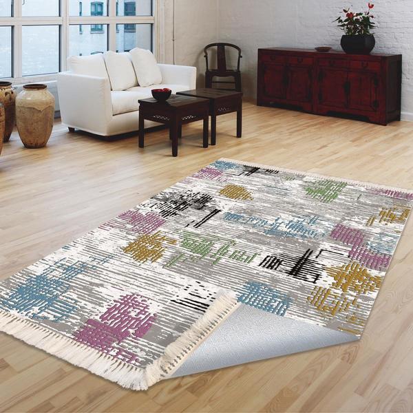 Milano Yıkanabilir Dekoratif Halı Kaymaz Taban | 8mm | MLN-DOT-HT514