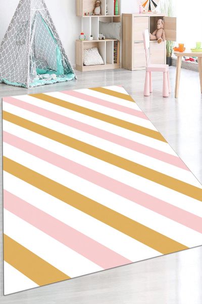 Birkilim Yıkanabilir Dekoratif Halı İpeksi Kaymaz Taban | MLN-IP-HP-602