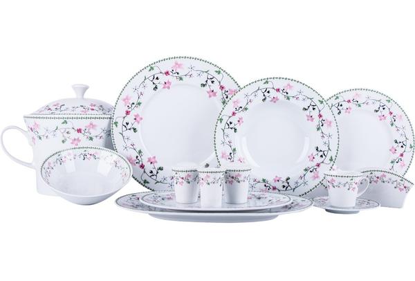 Kütahya Porselen 85 Parça Yemek Takımı | Yuvarlak | 12 Kişilik | IR87yt9016994