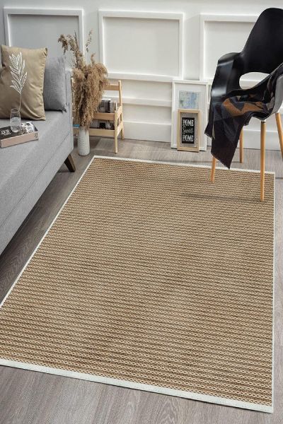 Birkilim Yıkanabilir Dekoratif Halı İpeksi Kaymaz Taban | MLN-IP-HS-403