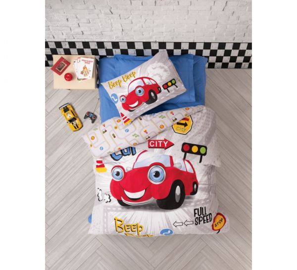 Sky Lacy Pique Single Beige