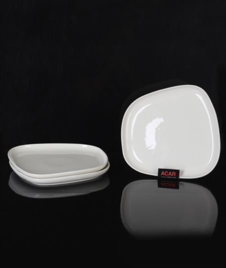 Acar | Bianca Asimetrik 4'lü Tabak 10.2"