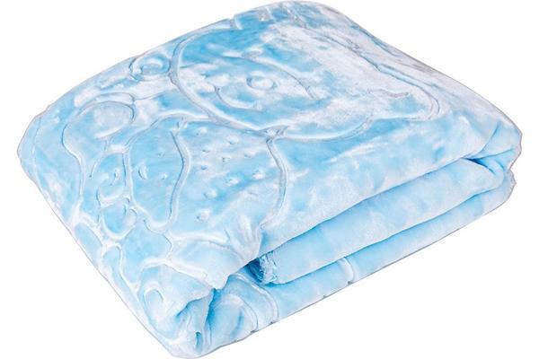 Almina | Bebek Battaniyesi | Polyester | 80x100 cm | Al-1040-blau