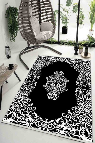 Birkilim Yıkanabilir Dekoratif Halı İpeksi Kaymaz Taban | MLN-IP-HK-021