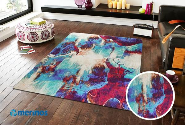 Merinos Marakesh Fantasia Halı - Turkuaz