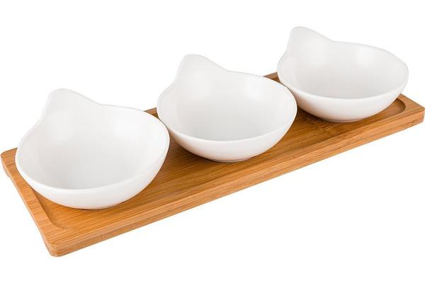 Hayal | Kase Seti | 4 Parça | Fine Porselen | Bambu | By-alz-p180186