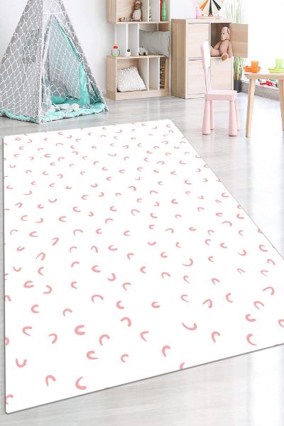 Birkilim Yıkanabilir Dekoratif Halı İpeksi Kaymaz Taban | MLN-IP-HP-595