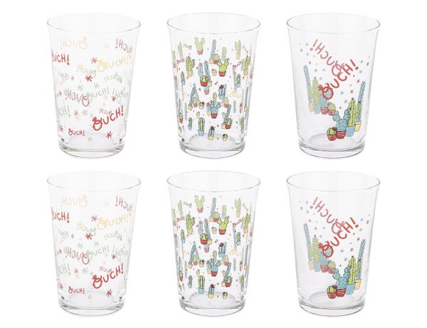 008-01-6 STÜCK SCHÖNES KAKTUS WASSERBECHER SET