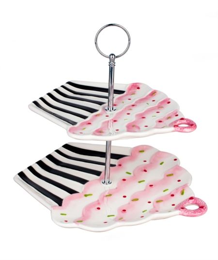 Acar | Cupcake 2 Katlı Servis Tabağı 27 cm