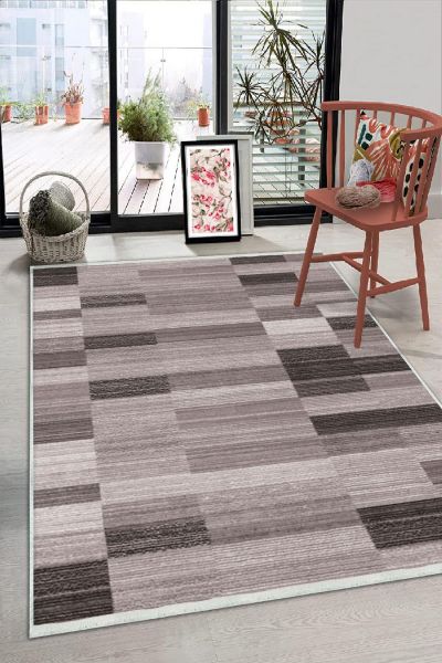 Birkilim Yıkanabilir Dekoratif Halı İpeksi Kaymaz Taban | MLN-IP-HS-203