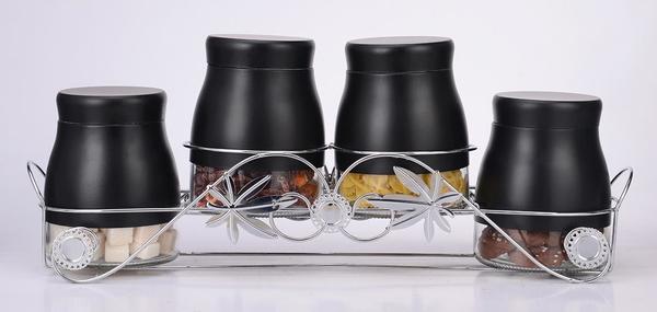 Schäfer Kavanoz Seti 5 Parça Siyah