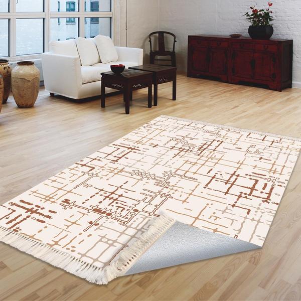 Milano Yıkanabilir Dekoratif Halı Kaymaz Taban | 8mm | MLN-DOT-HT106