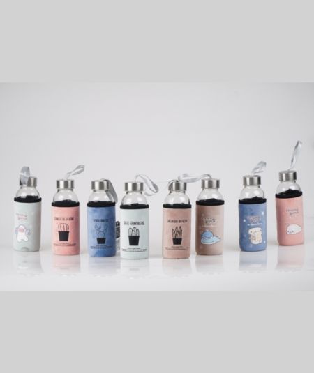 Acar Kitchen | Soft Covered Glass Thermos 400 ml