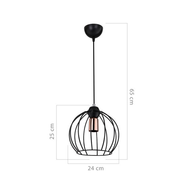 Karen Tekli Sarkıt Siyah