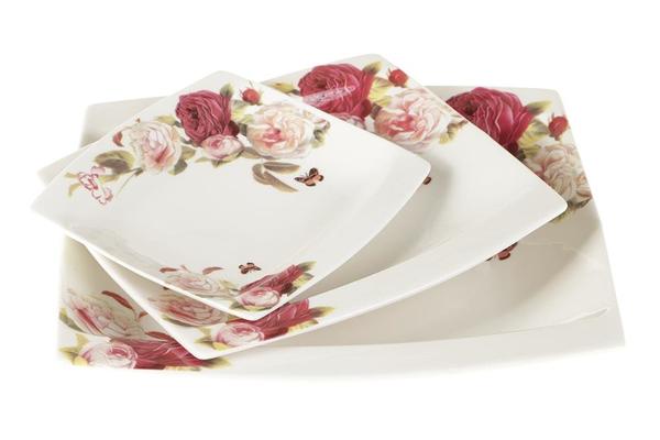 Duygu Marina 3 Parça Porselen Kase Seti | Pembe | DG-7034-P