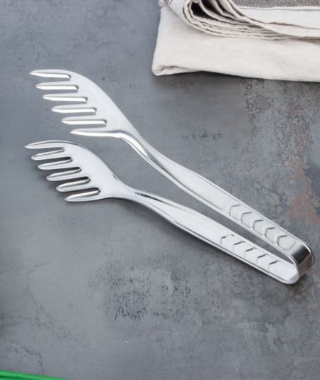 Acar Kitchen | Eco Silver Pasta Tongs