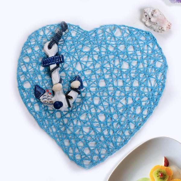 Herz Snar Blue Tischset | K +