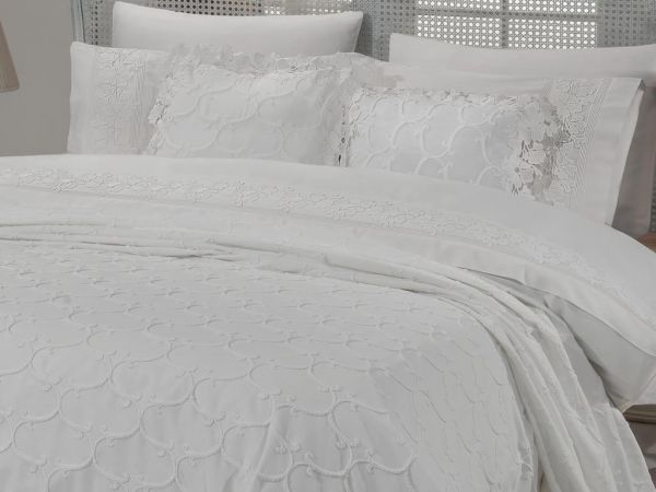 Vasili 7 Parça Gelin Seti Krem