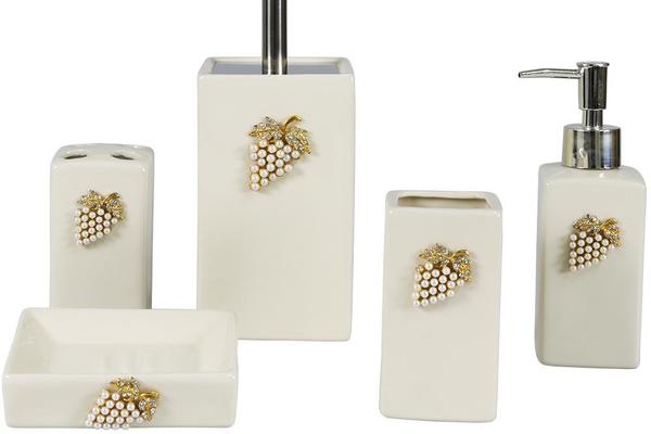 Duygu 5 Parça Banyo - WC Seti - Bej