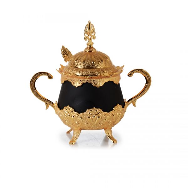 13-004-SYH-K-18 BLACK PORCELAIN CIRCULAR CHAIR | SILK-BSM053