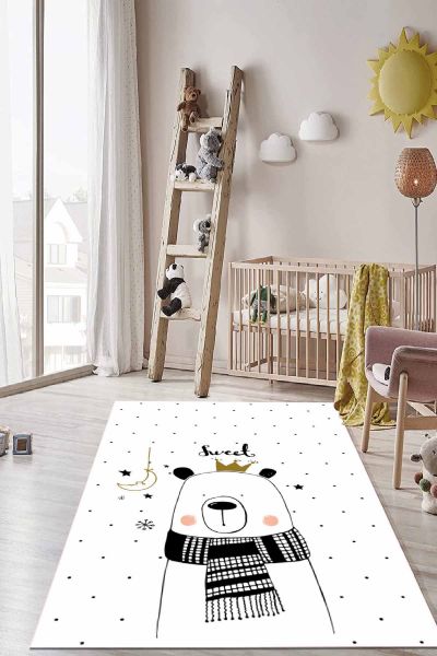 Birkilim Yıkanabilir İpeksi Kaymaz Taban Çocuk Odası Halısı | MLN-IP-HT-802