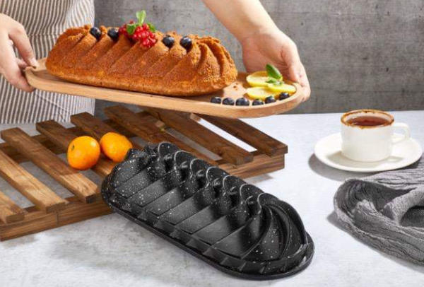 Moule à gâteau en granit Roland | Gris-noir | roland-R6-EDK-133