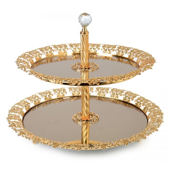 K0269G 25 PATTERN 2 LAYER BRONZE 25 30 CM BRONZE GOLD | SILK-HLV025