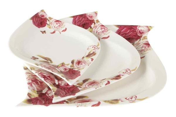 Duygu Raphaela 3 Parça Porselen Kase Seti | Pembe | DG-7035-P