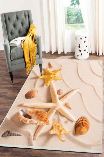 Birkilim Yıkanabilir Dekoratif Halı İpeksi Kaymaz Taban | MLN-IP-SD-140