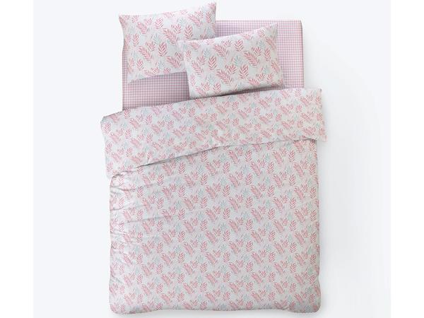 Olive Çift Kişilik Nevresim Takımı Pembe