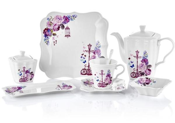 Taç Della Mor Bahçe 32 Parça Kahvaltı Takımı | Tac-4001