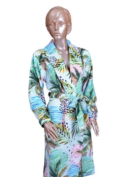 Minteks Velvet Shawl Single Bademantel mit Box -Maldive