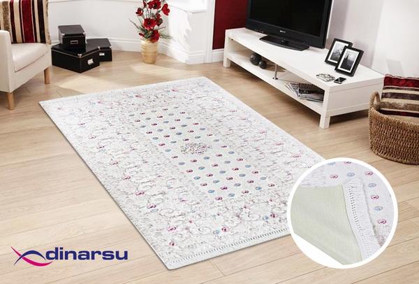 Dinarsu Yıkanabilen Halı | Sunshine Pinpan | Krem