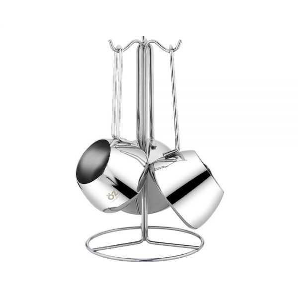 Öz Life | Hüma Gümüş Cezve Takımı 4 Parça