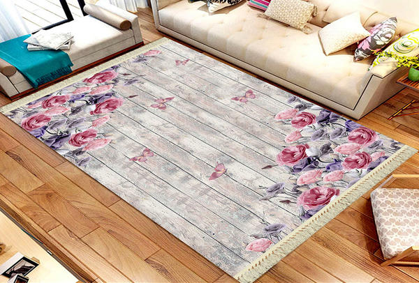 Roland 5'li Yıkanabilir Halı Seti | Gülkurusu | roland-2022-rose