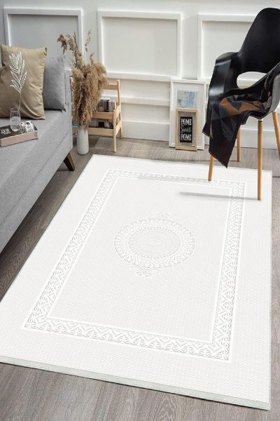Birkilim Yıkanabilir Dekoratif Halı İpeksi Kaymaz Taban | MLN-IP-HS-564