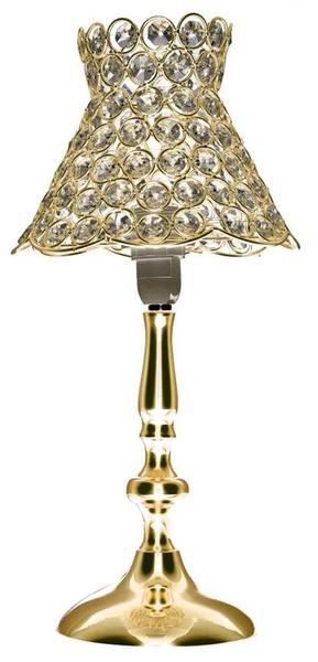 Dematex Kristal El Yapımı Masa Lambası - Altın