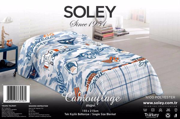 Soley Single Vision Decke - Camouflage Blue