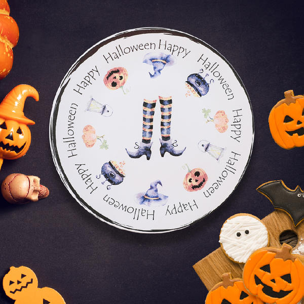 Assiette Halloween Happy Service 26 Cm | Keramika